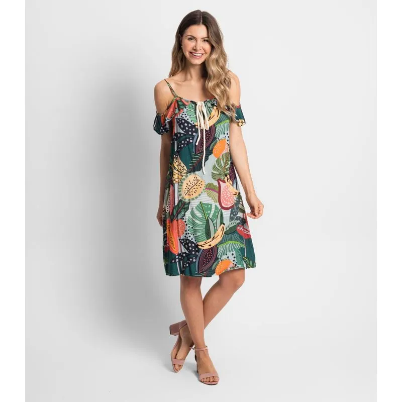Vestido Estampado Endless Azul G