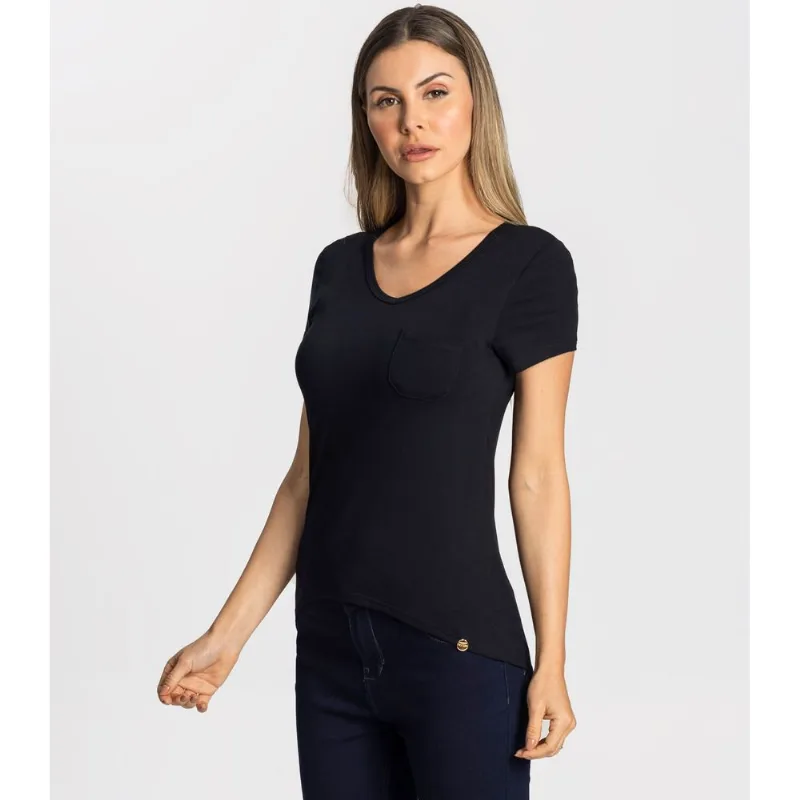 Blusa Feminina Básica Rovitex Preto G
