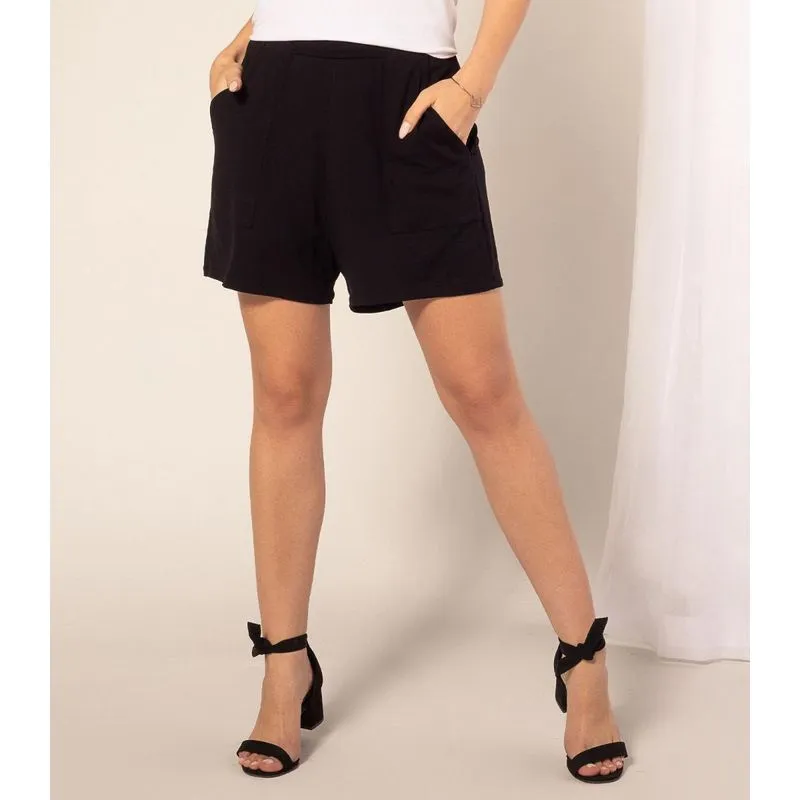 Shorts Feminino Molecotton Rovitex Preto M