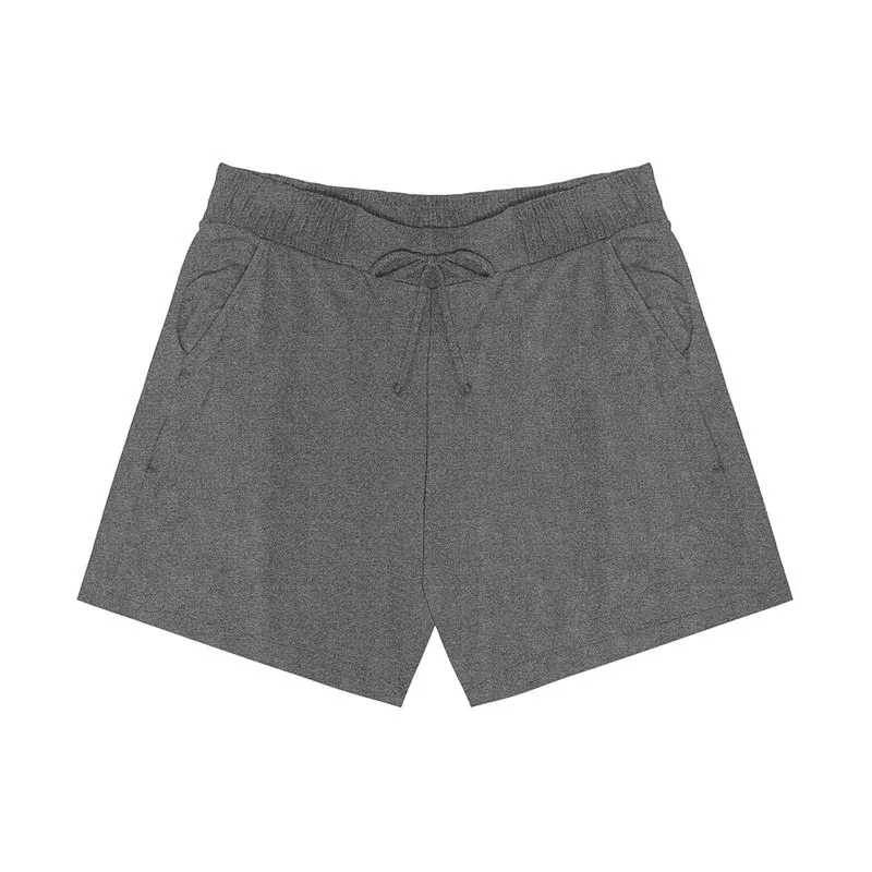 Shorts Feminino Molecotton Rovitex Plus Cinza Plus G