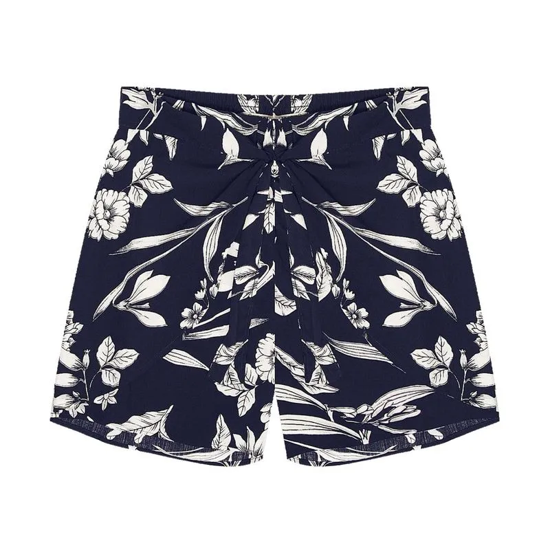 Shorts Feminino Plus Size Secret Azul Plus M