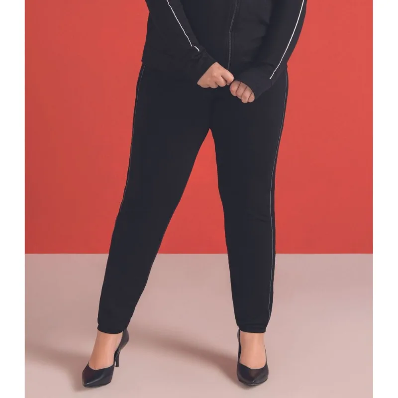 Calça Feminina Plus Size Molecotton Rovitex Plus Preto