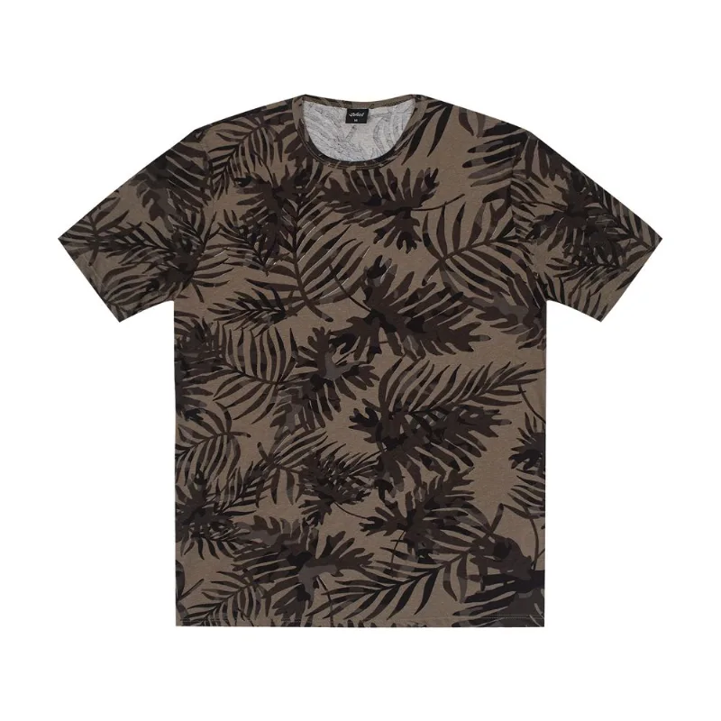 Camiseta Masculina Floral Rovitex Verde P