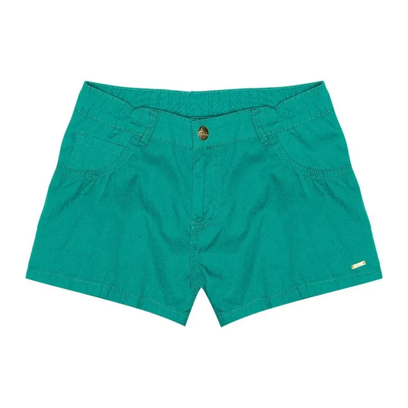 Shorts Infantil Feminino Verde 16