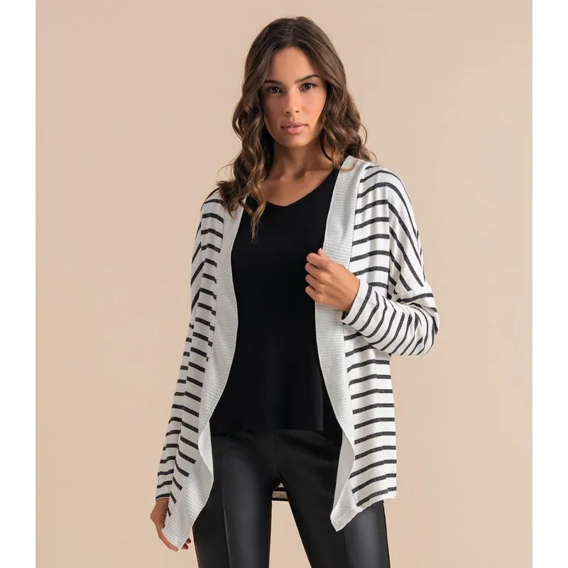 Cardigan Feminino Lurex Endless Bege GG