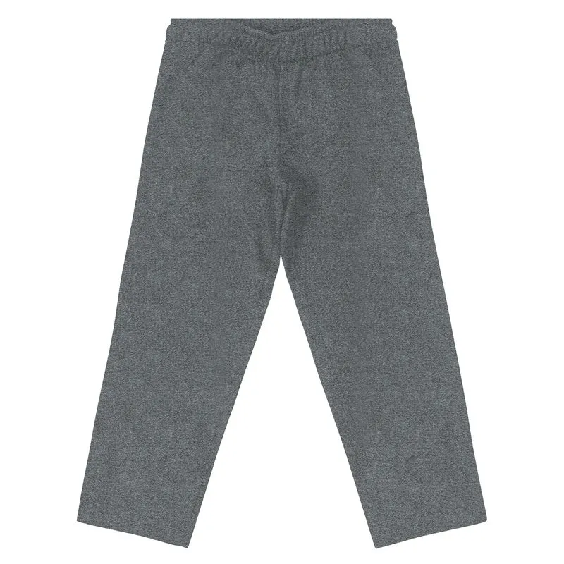 Calça Infantil Moletom Menina Rovi Kids Cinza 18