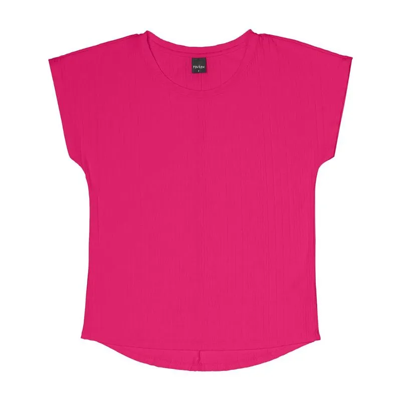 Blusa Feminina Básica Rovitex Rosa GG