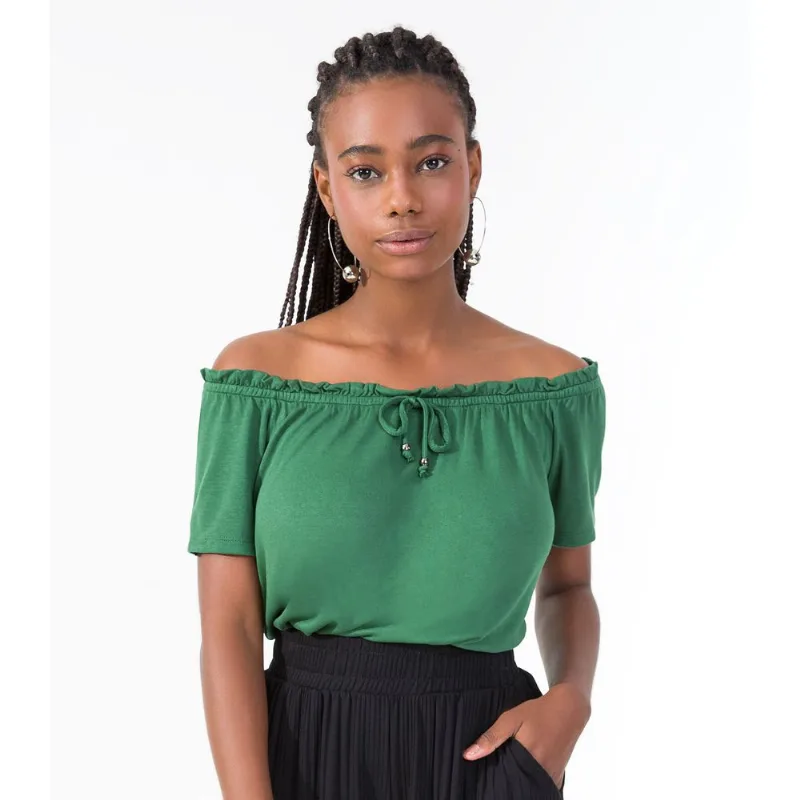 Blusa Feminina Ciganinha Rovitex Verde G