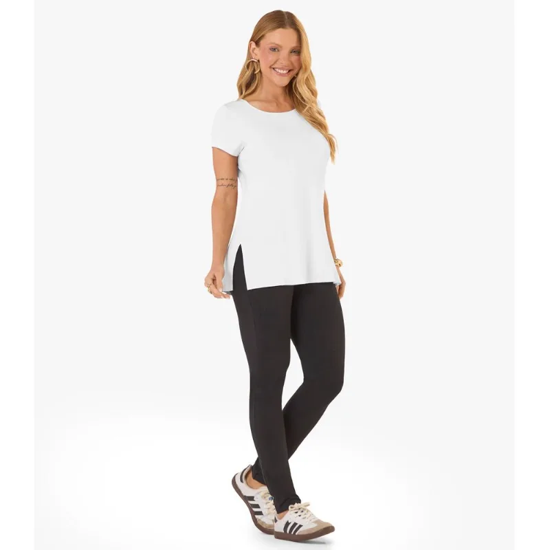 Legging Feminina Básica Cotton Rovitex Preto P