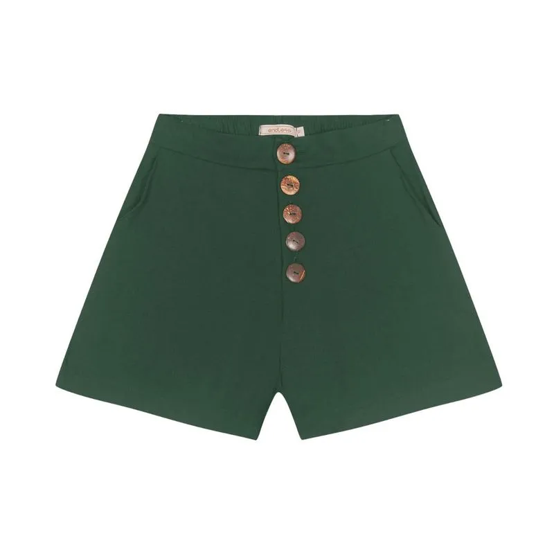 Shorts Feminino Sarjado Endless Verde P