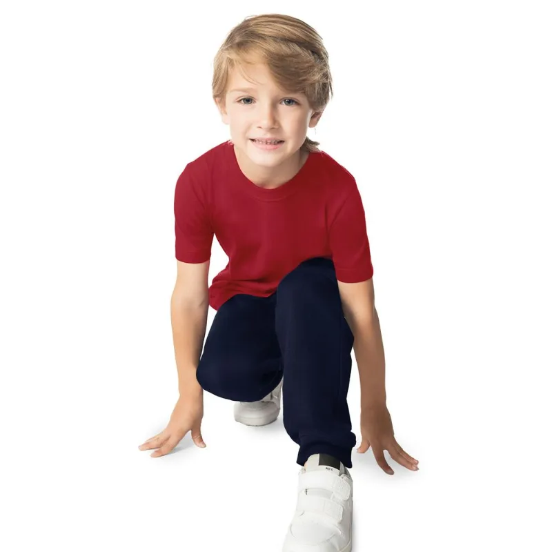 Camiseta Infantil Masculina Básica Rovitex Kids Vermelho 14