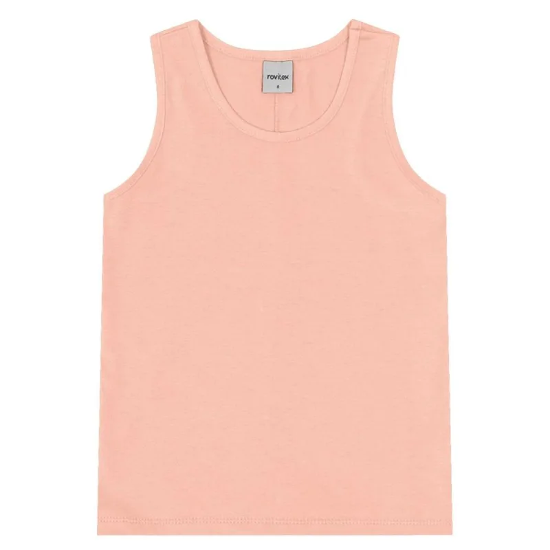 Regata Básica Infantil Feminina Rovitex Kids Rosa 10