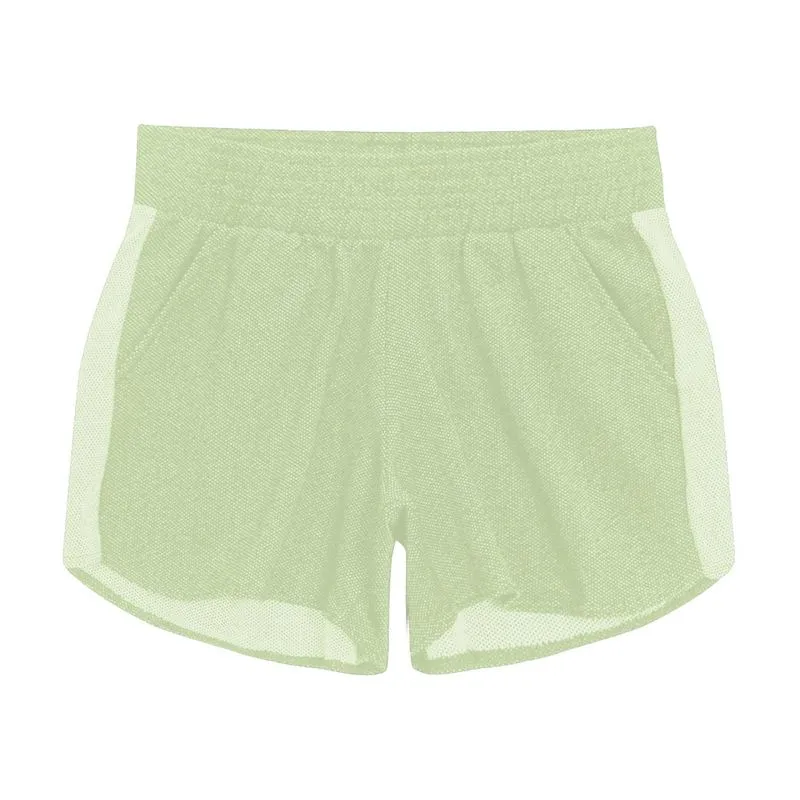 Shorts Feminino Juvenil de Malha Rovitex Teen Amarelo 18