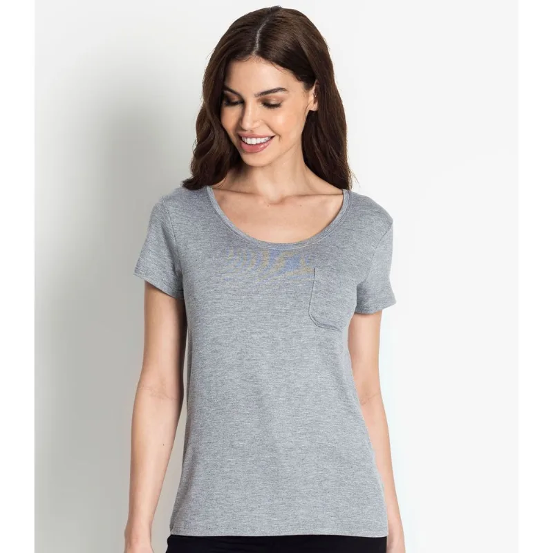 Blusa Feminina Básica Rovitex Cinza M