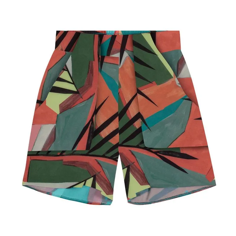 Shorts Feminino Recortes Endless Verde P