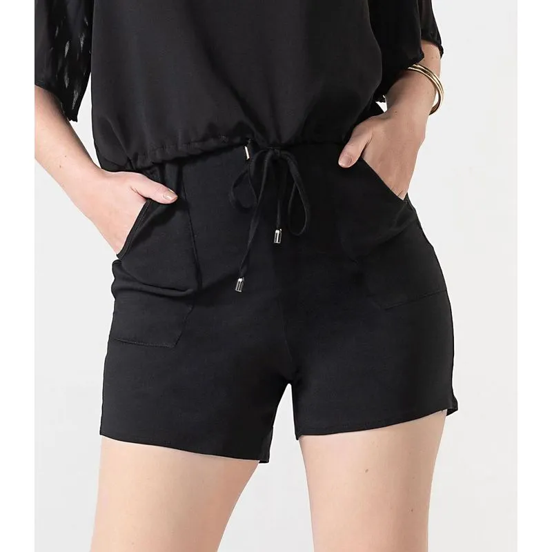 Shorts Feminino Comfy Endless Preto GG