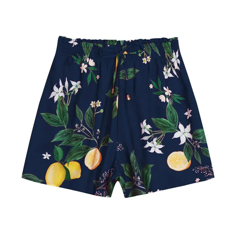 Shorts Feminino Limões Endless Azul M