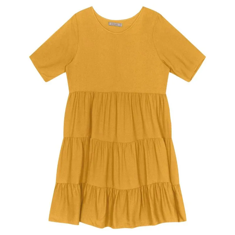 Vestido Feminino Godê Wind Endless Amarelo M