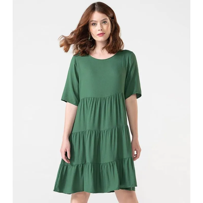 Vestido Feminino Godê Wind Endless Verde P