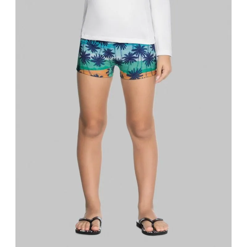 Sunga Boxer Masculina Infantil Tropical Trick Nick Azul 8