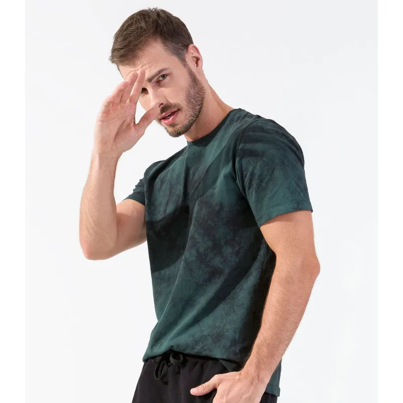 Camisa Masculina Tie Dye Rovitex Verde GG