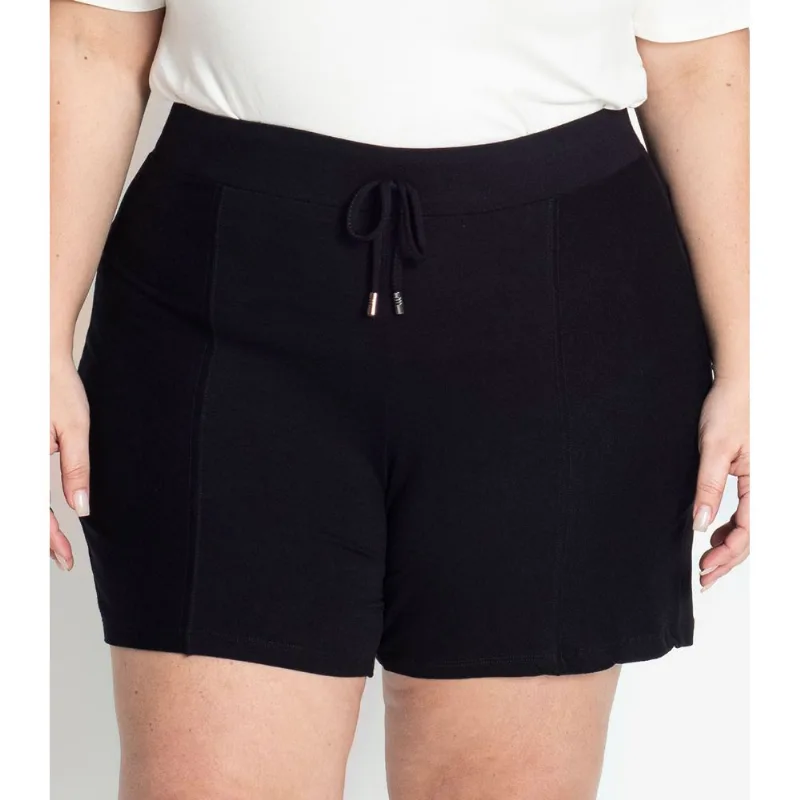 Shorts Feminino Plus Size Rovitex Plus Preto G1