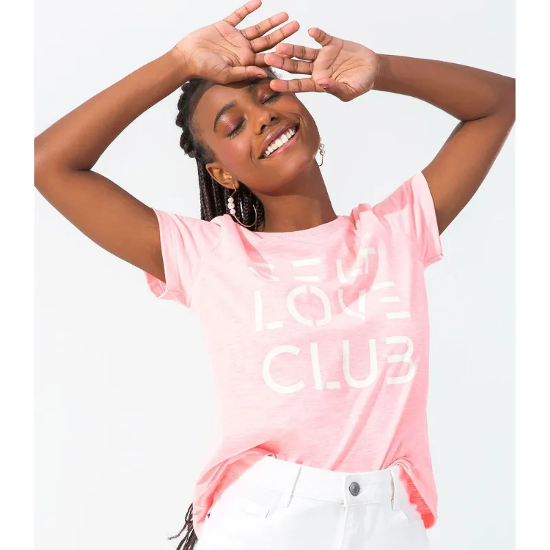 Blusa Adulta Feminina Self Love Club Rovitex Rosa G