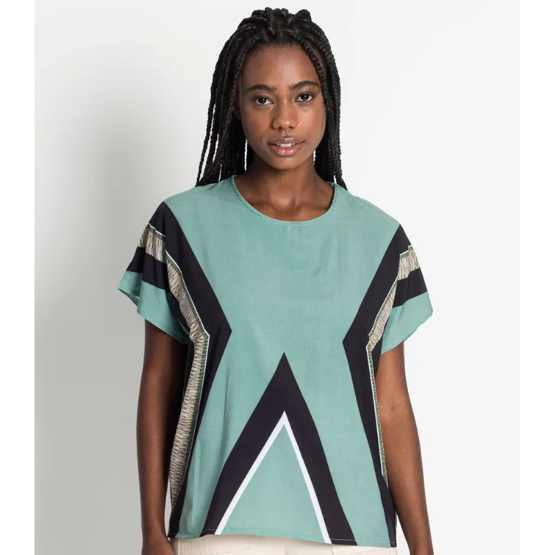 Blusa Feminina Recortes Endless Verde M