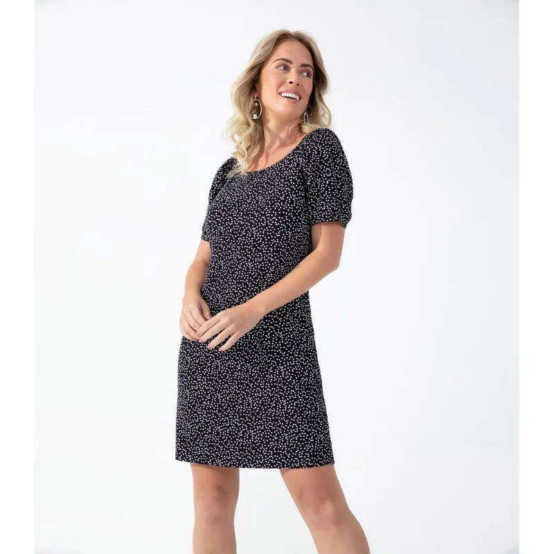 Vestido Mini Corações Rovitex Preto M