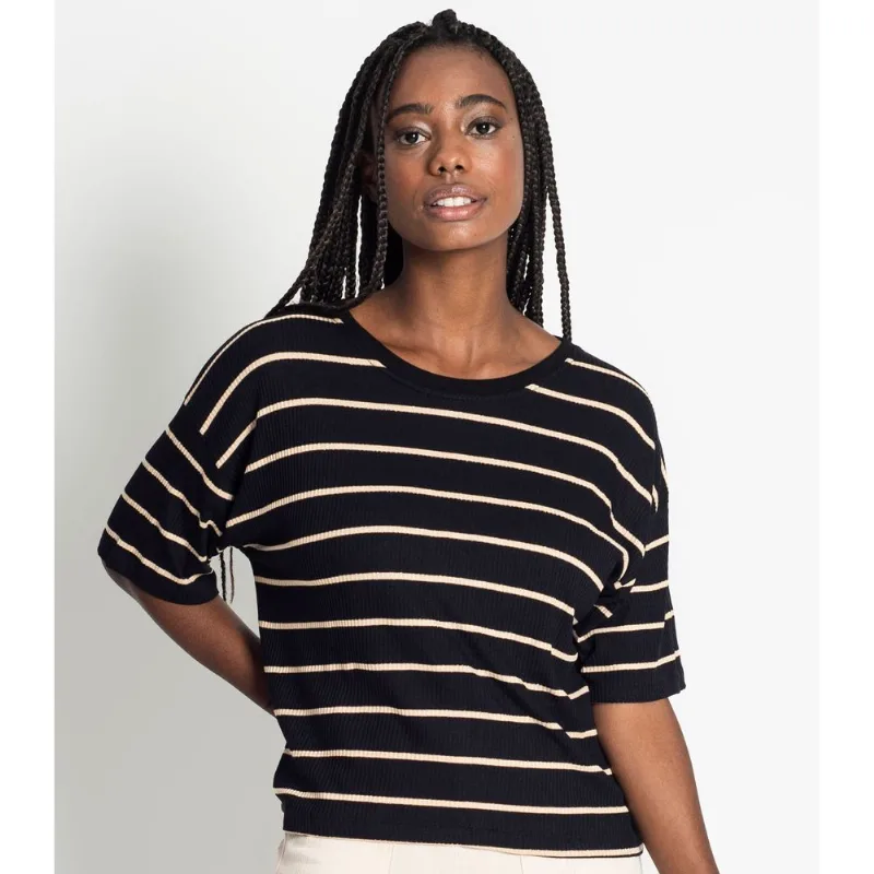Blusa Feminina Listrada Rovitex Preto M