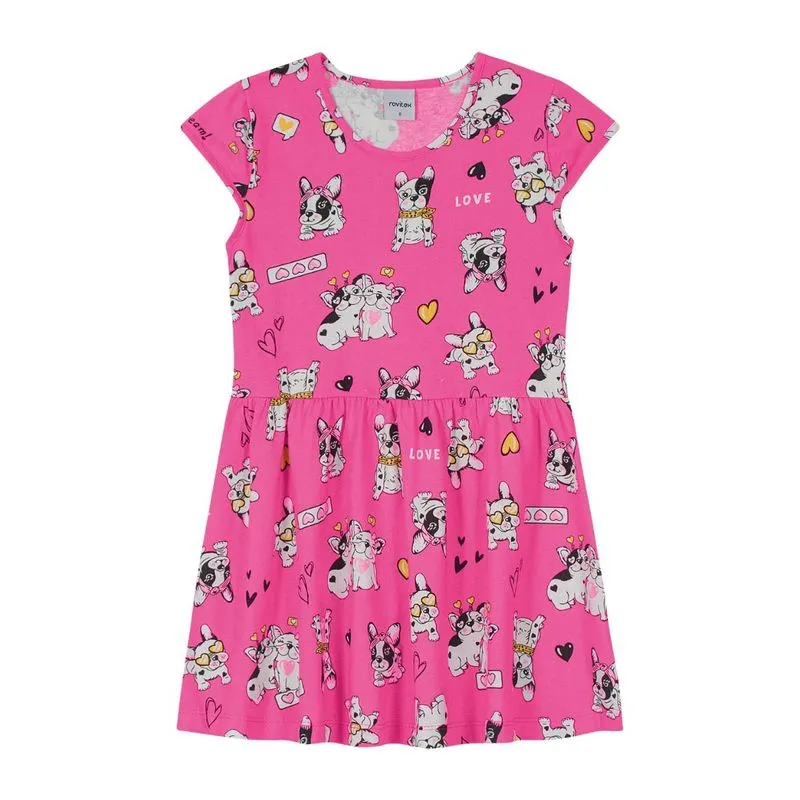 Vestido Infantil 3129242 Rovitex PP Rosa