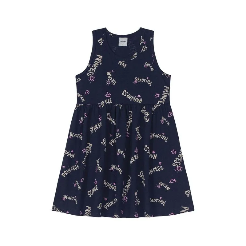 Vestido Infantil 3129202 Rovitex PP Azul