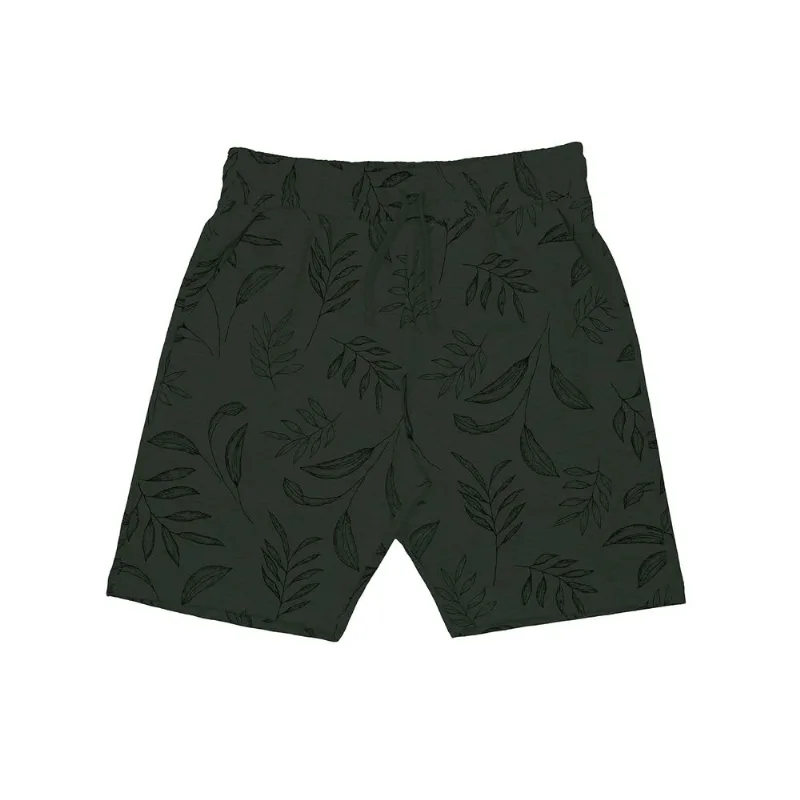 Bermuda Masculina Juvenil Folhas Rovitex Teen Verde 12