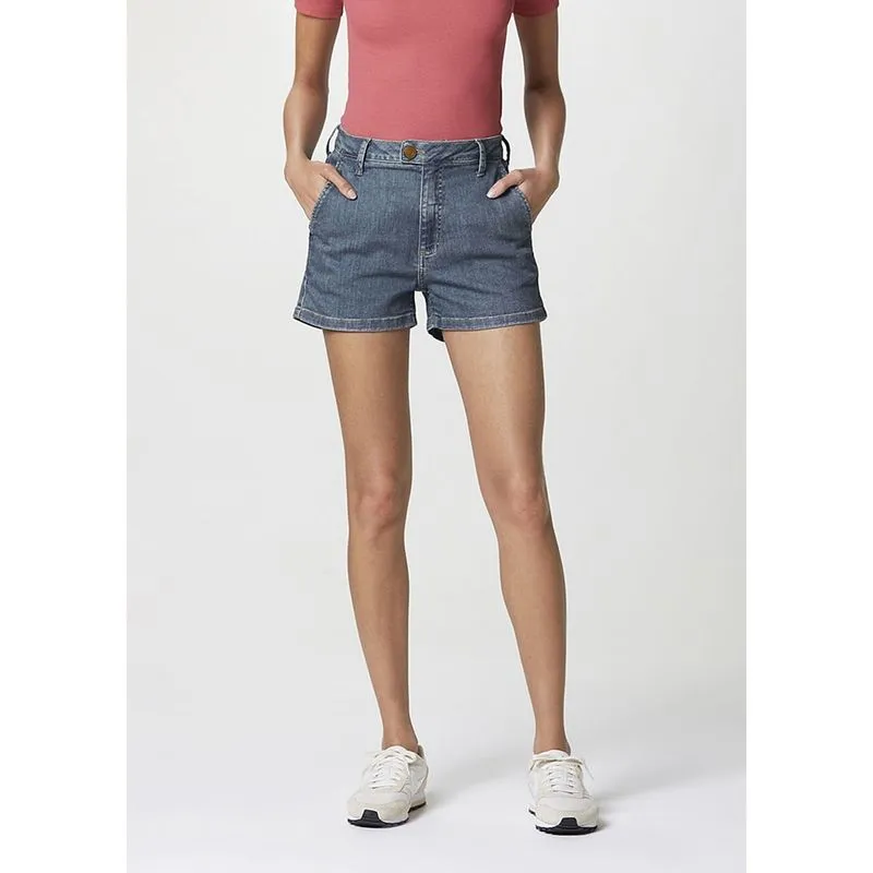 Shorts Jeans Feminino Cintura Alta