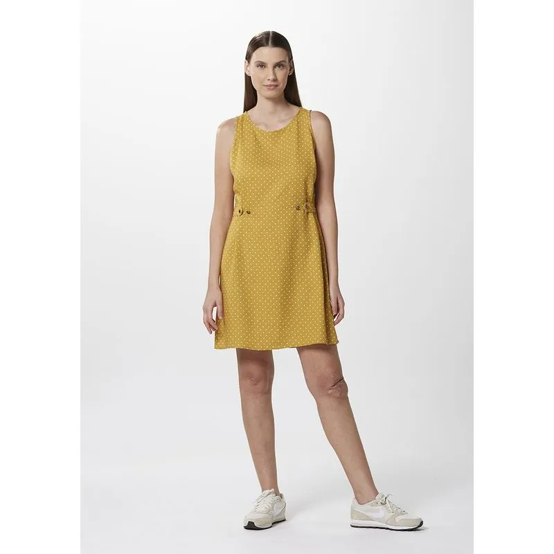 Vestido Curto Estampado Com Faixa