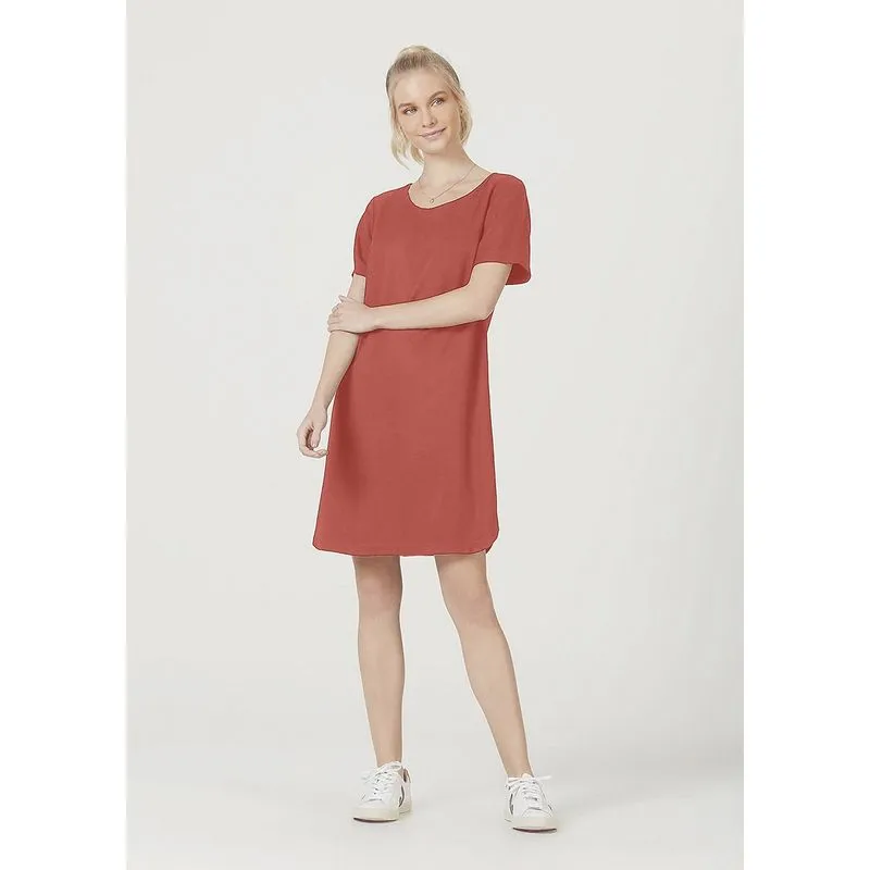 Vestido Curto Em Viscose Sarjada