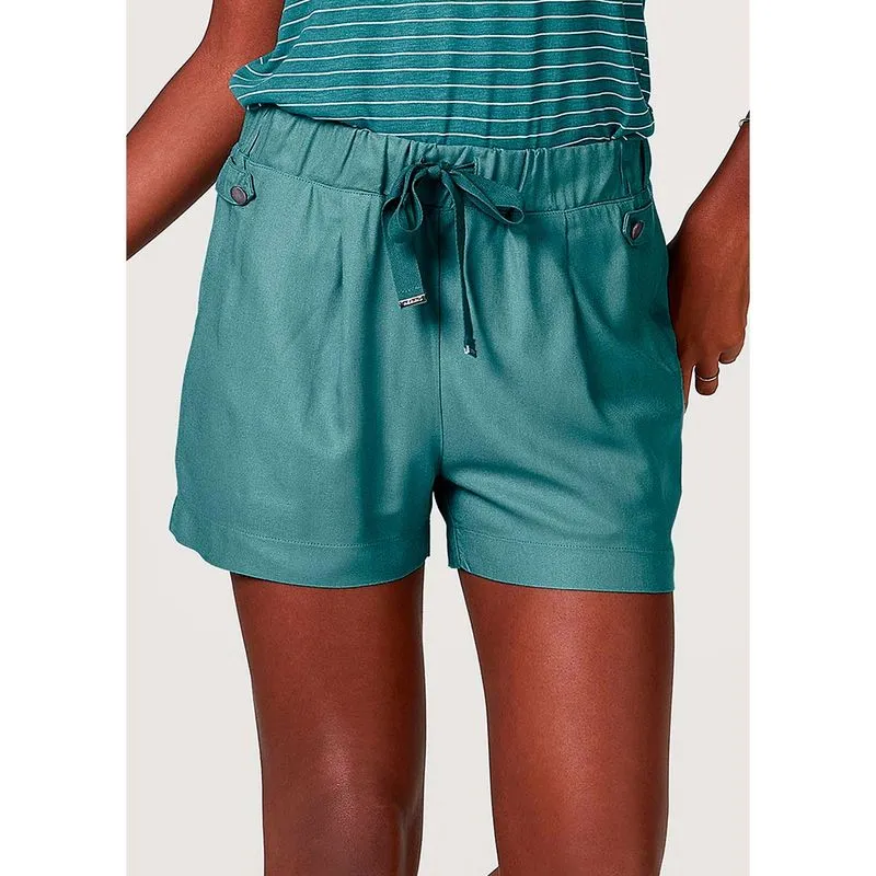 Shorts Básico Feminino Em Viscose