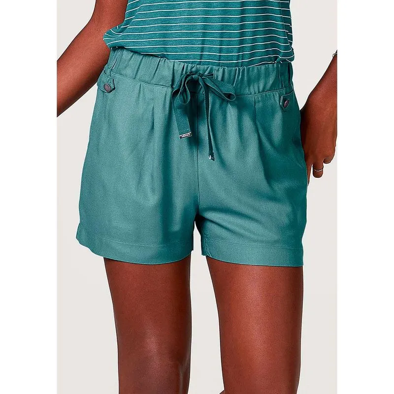Shorts Básico Feminino Em Viscose