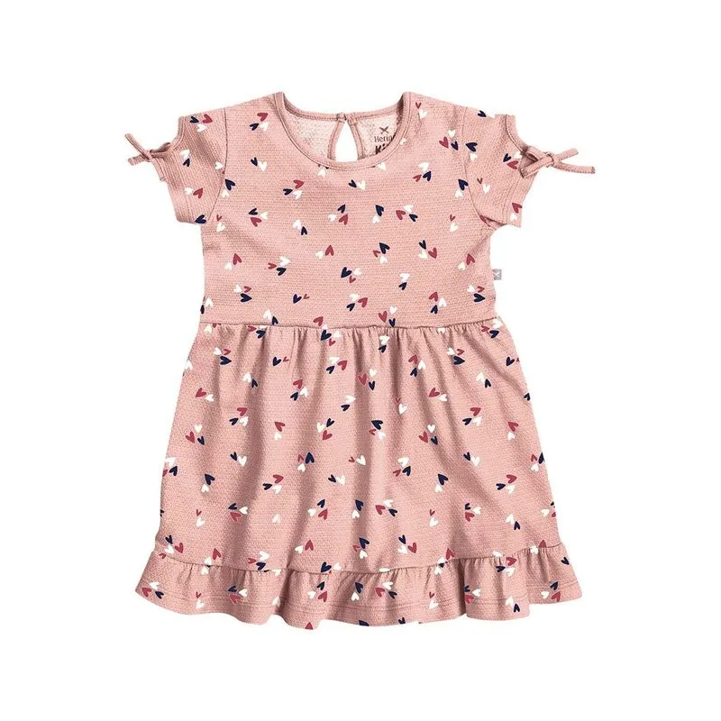 Vestido Curto Em Malha De Algodão