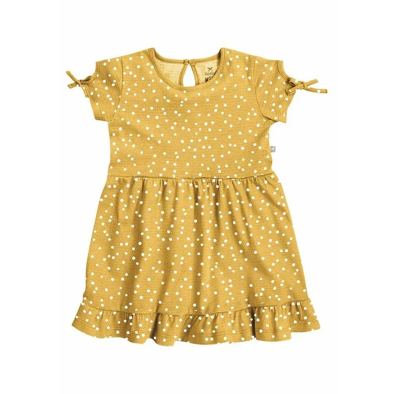 Vestido Curto Em Malha De Algodão