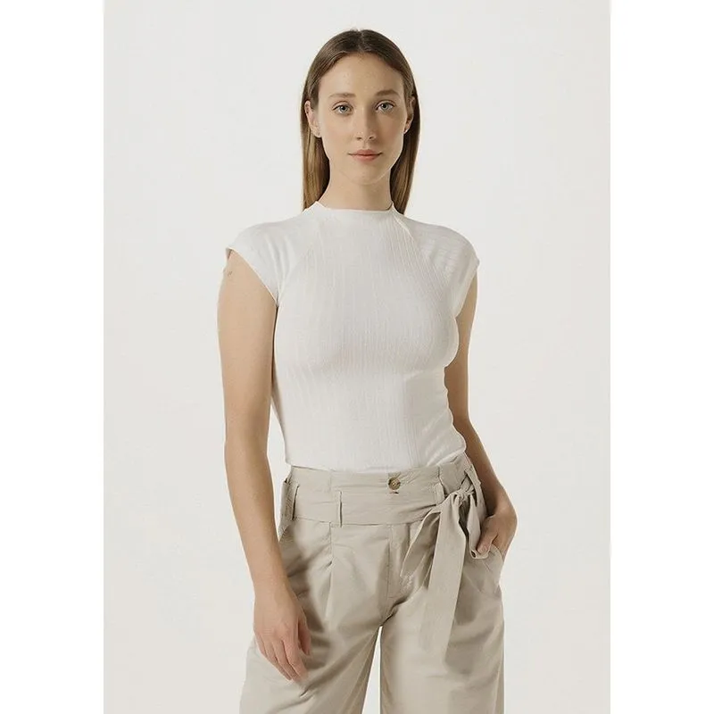 Blusa Feminina Em Malha Canelada