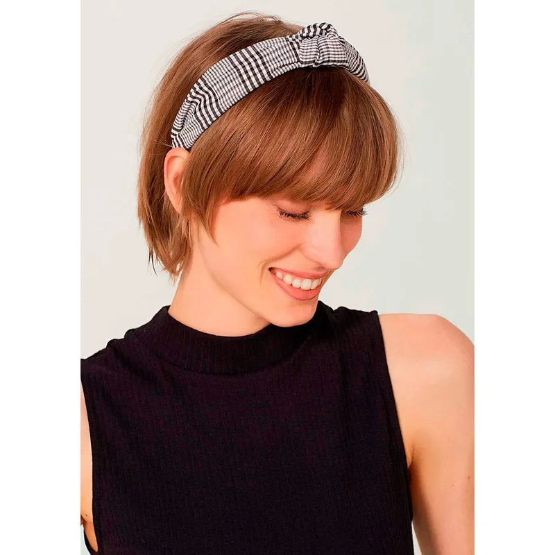 Tiara Feminina Com Nó Estampada