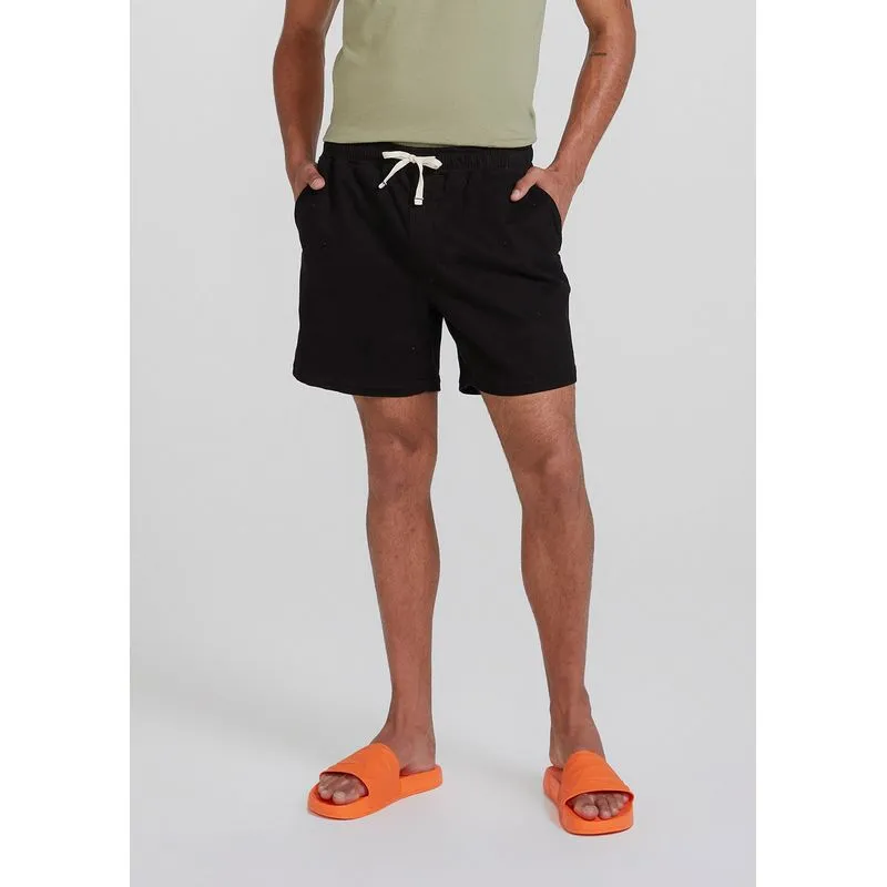 Shorts Masculino Em Sarja - Preto XG