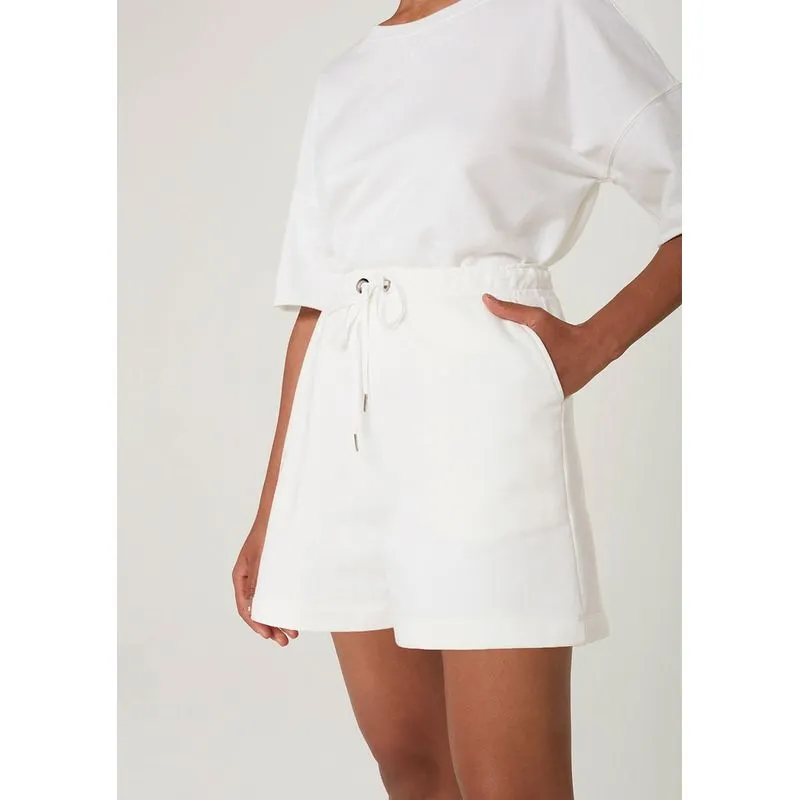 Shorts Feminino Em Moletom Mini Me