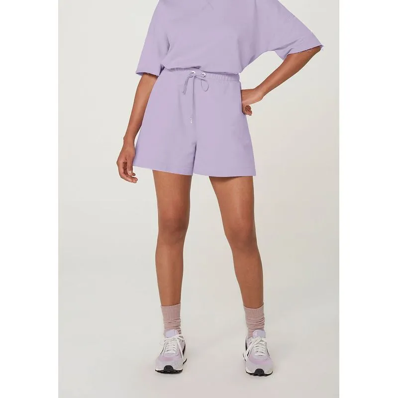 Shorts Feminino Em Moletom Mini Me