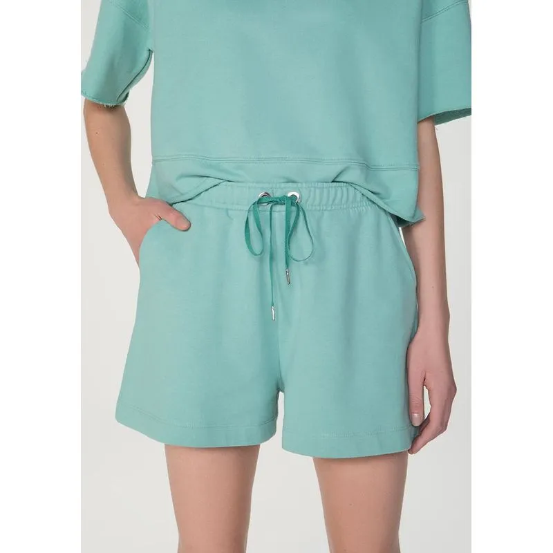 Shorts Feminino Em Moletom Mini Me