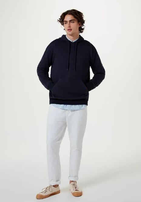 Blusão Com Capuz Hering Masculino - Azul Marinho P