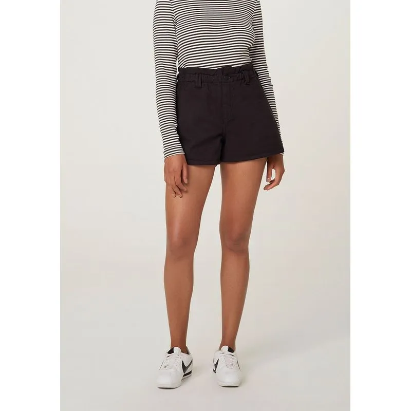 Shorts Feminino Relaxed Em Jeans