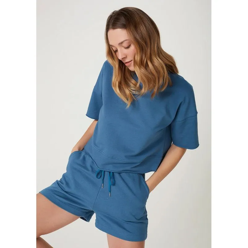 Shorts Feminino Em Moletom