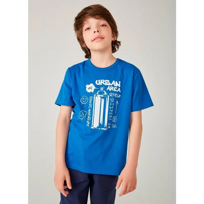 Camiseta Infantil Masculina Estampada Hering Kids